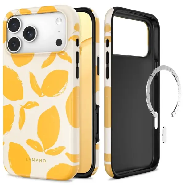 Tech-Protect Lamano MagSafe kryt na iPhone 17 Pro Max / 18 Pro Max, lemon