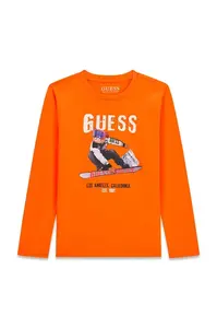 Guess  tričko s dlouhým rukávem dětské bavlněné