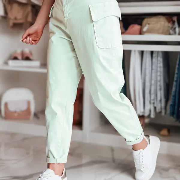 Dámské baggy kalhoty GOTRENDI mátové