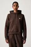 Guess Jeans  mikina s kapucňou dámska s bavlnou