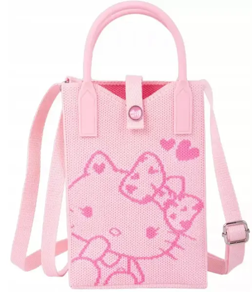 Taška na rameno Hello Kitty růžová