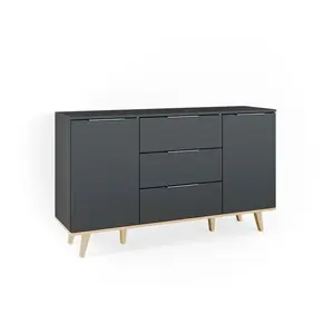 Vicco KREDENC Nautica Antracit 138 x 82 cm
