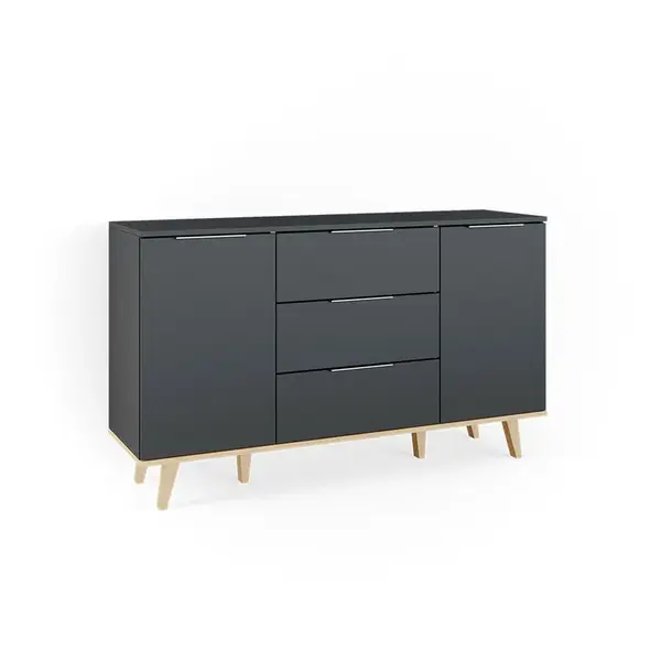 Vicco KREDENC Nautica Antracit 138 x 82 cm