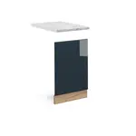 Vicco PŘEDNÍ PANEL Fame-Line Tmavě modrá s vysokým leskem 45 cm , PD Mramor