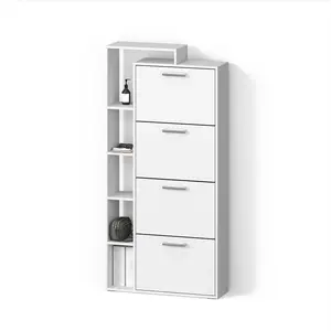 Livinity® BOTNÍK Ortello Bílá 80 x 166.1 cm se 4 přihrádkami