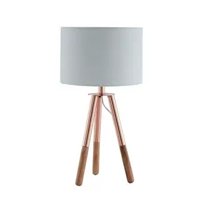 P & B STOLNÍ LAMPA, E27, 30/55/30 cm