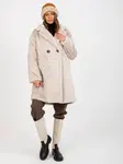 Coat TW-PL-2118.95P-light beige