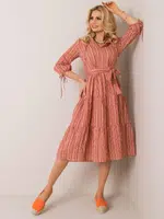 Dress-LK-SK-508005.07P-light brown