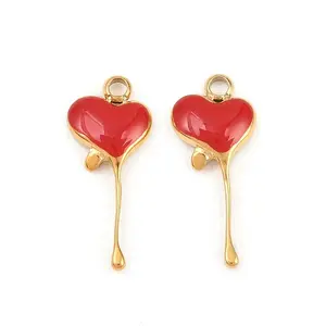 304 Stainless Steel Enamel Pendants