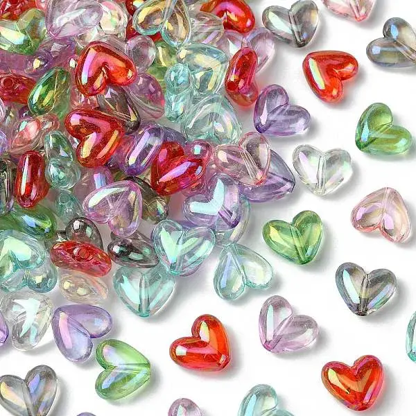 200Pcs Transparent Acrylic Beads