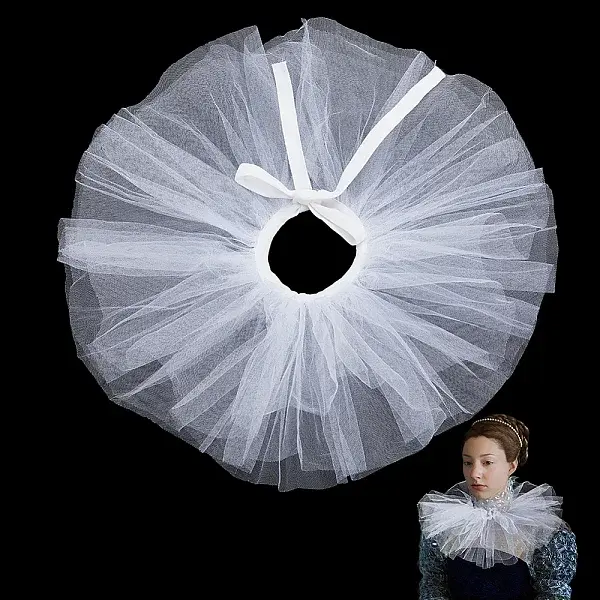 Detachable Polyester Gauze False Collars