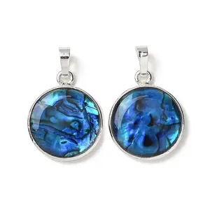 Natural Paua Shell Pendants