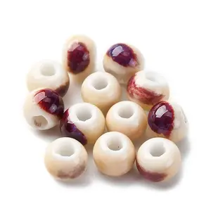 Bright Glazed Porcelain Beads