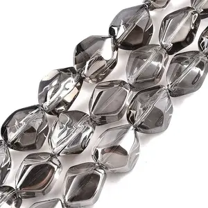 Electroplate Glass Beads Strands