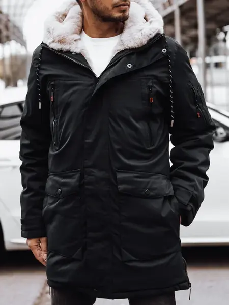 Pánská zimní parka černá