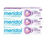 Meridol Zubná pasta Fast Action 3 x 75 ml