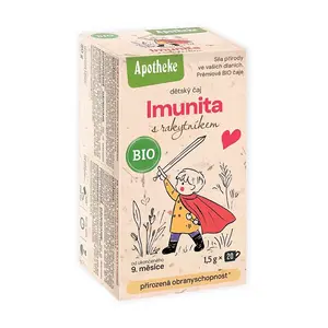 APOTHEKE Dětský čaj Imunita rakytník BIO 20 sáčků