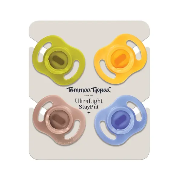 Tommee Tippee Silikonový Dudlík Ultralight Boy 6–⁠⁠⁠⁠⁠⁠18m 4 ks