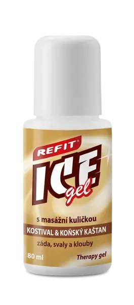 Refit Ice Masážní gel s kostivalem a kaštanem roll–on 80 ml