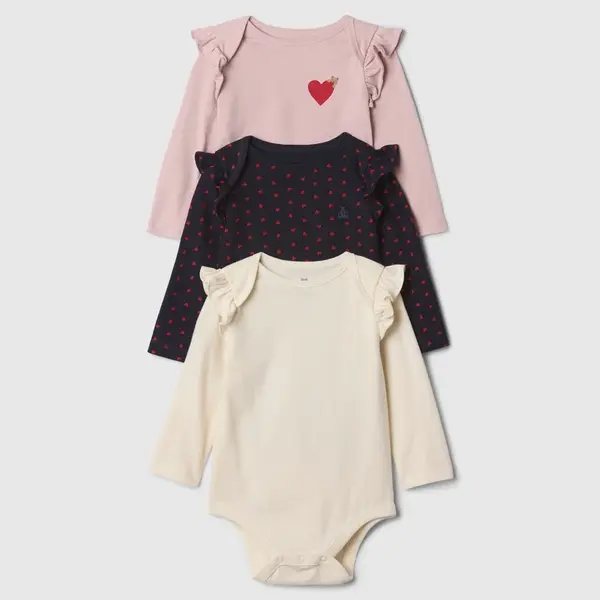 GAP Baby body, 3 ks - Holky