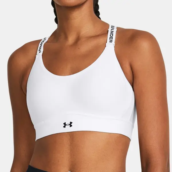 Dámská podprsenka Under Armour UA Infinity Mid 2.0 Bra-WHT - Dámské