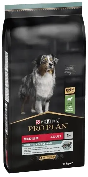 Pro Plan Medium Adult Sensitive Digestion jehněčí 14kg