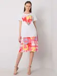 Dress-DHJ-SK-13119.26P-White-Pink