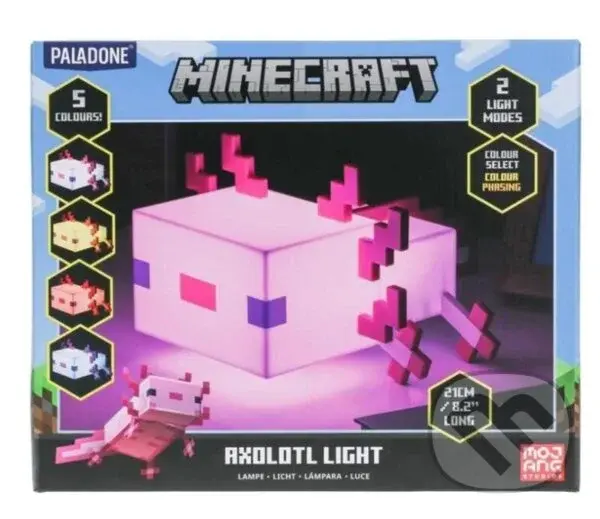 Minecraft Svetlo - Axolotl