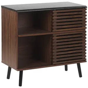 Beliani SIDEBOARD Tmavší Odstín dřeva Perth