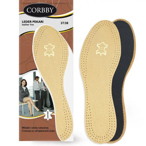 Corbby LEDER PEKARI Wkładki z wysokogatunkowej skóry naturalnej
