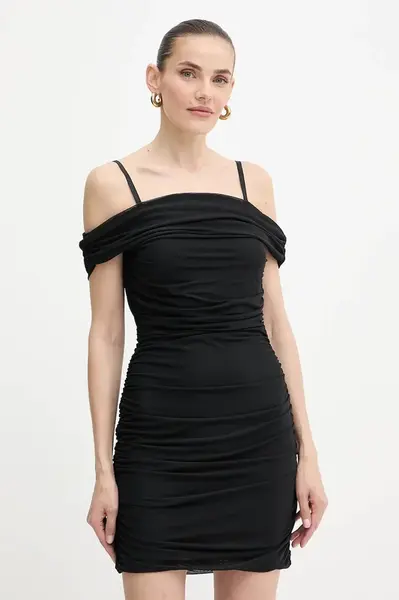 Šaty Guess VERDIANA černá barva, mini, přiléhavé, W5YK21 KCZC2