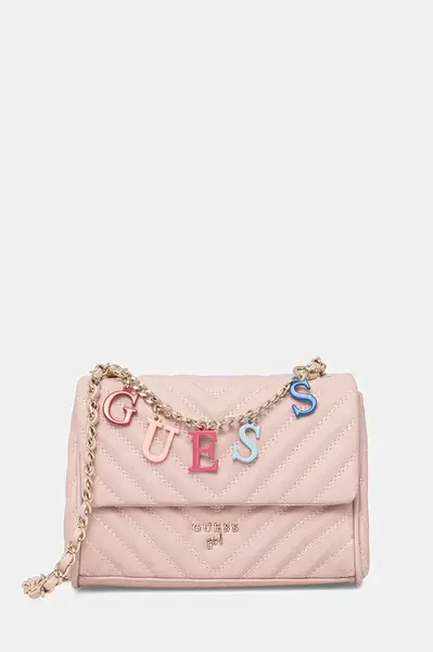 Kabelka Guess růžová barva, J4YZ45 WFZL0