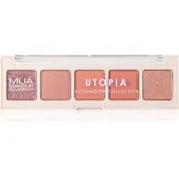 MUA Makeup Academy Eyeshadow Collection 5 Shade Palette paletka očních stínů odstín Utopia 3.8 g