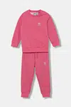 Kojenecká tepláková souprava adidas Originals růžová barva, JY4869