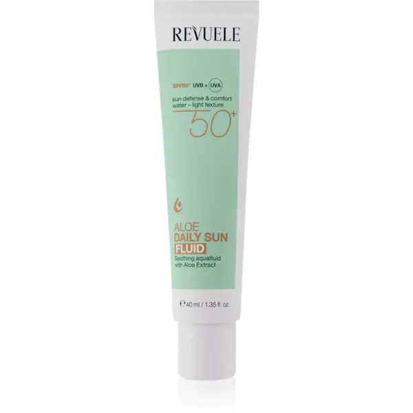 Revuele Aloe Daily Sun Fluid SPF 50+ lehký ochranný fluid SPF 50+ 40 ml