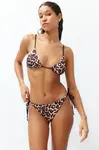 Trendyol Leopard Patterned Regular Mix&Match Bikini Bottom