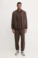 Tepláková souprava EA7 Emporio Armani pánská, hnědá barva, AF12660.7X000392