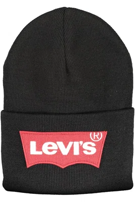 LEVI'S BLACK MEN'S BEANIE