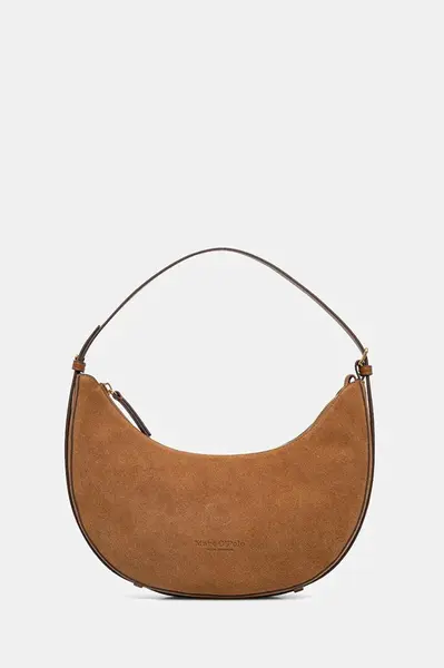 Semišová kabelka Marc O'Polo hnědá barva, 50611950701304