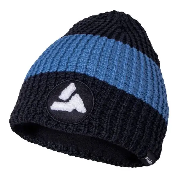 FLLÖS DUETO Zimná unisex čiapka, čierna, veľkosť