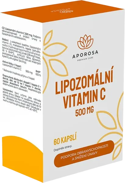 APOROSA Lipozomální vitamin C 500 mg 60 kapslí