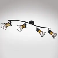 Svítidlo 54814-4 DRUT CIERNA-ZLATA LS4