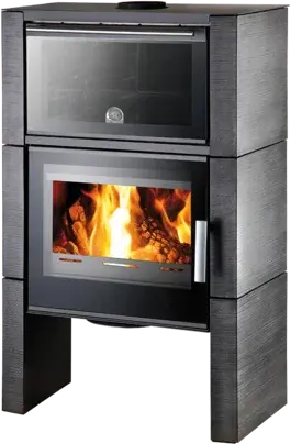 Krbové kachle DALE s rúrou, antracit/kachle metallic HS0434715360000