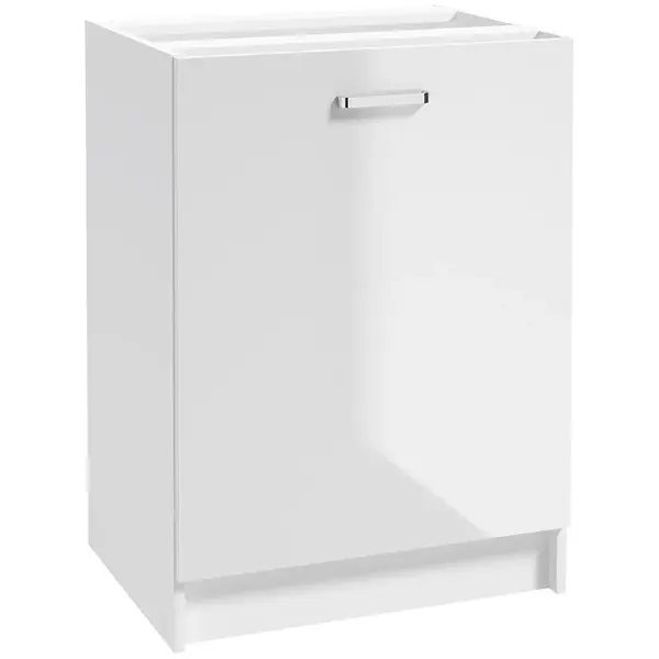 Kuchyňská skříňka Arosa B60 1D0S bílá