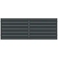 BRÁNA NOVARA 400x150 ZN RAL 7024 MAT