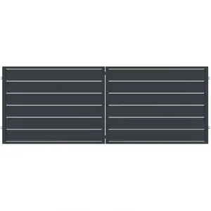 BRÁNA NOVARA 400x150 ZN RAL 7024 MAT