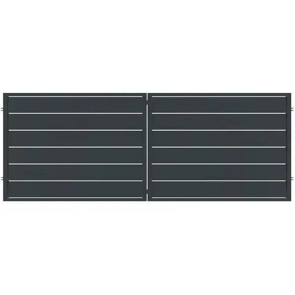 BRÁNA NOVARA 400x150 ZN RAL 7024 MAT