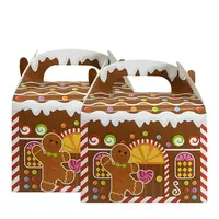 Papírové domky na dárk (2 ks) 15,5x9x17,5cm