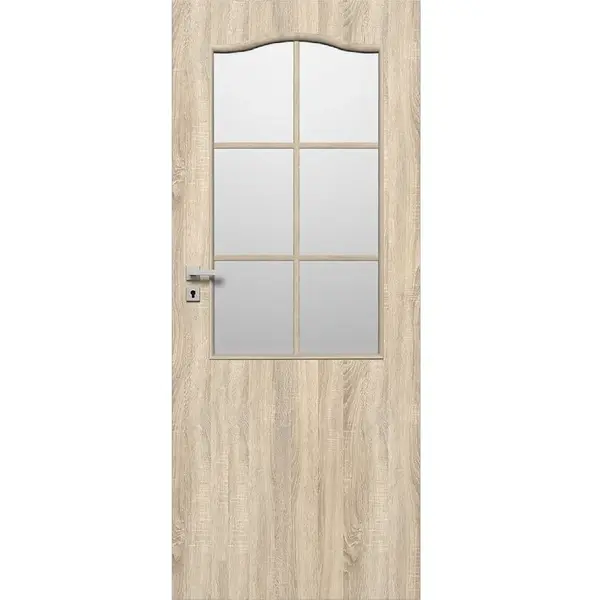 Interiérové dveře Kleopatra 2*3 60P dub sonoma