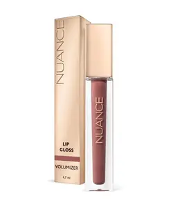 Nuance Makeup Lip Gloss Volumizer 02 Chic Beige lesk na rty 4,7 ml